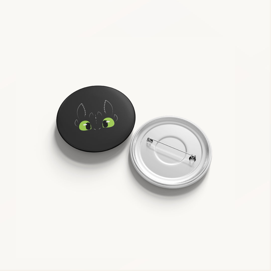 Button Badge toothless | Pin de 1" Handmade