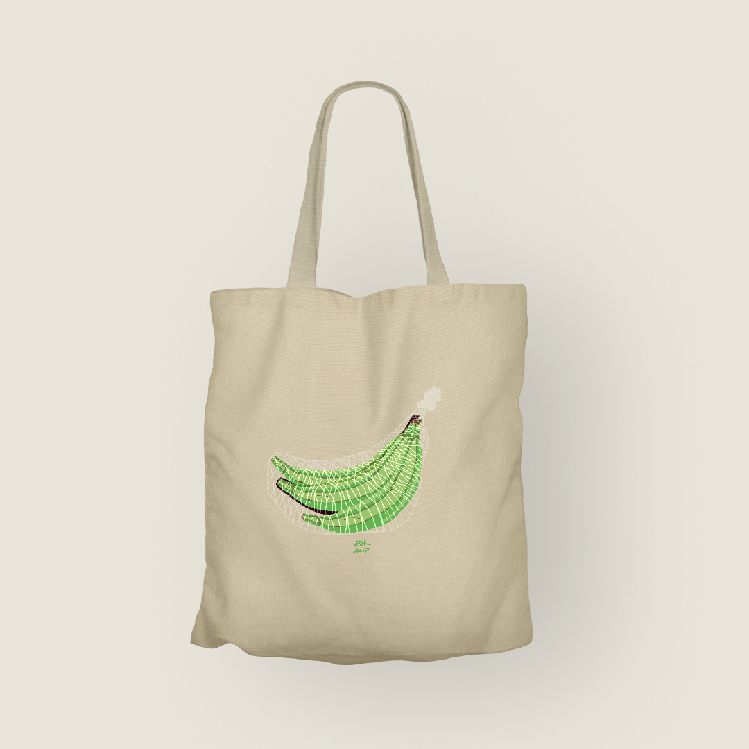 Platano Totebag Clásico de Canvas | Color Crema Natural | Tamaño Estándar | Hotculture®
