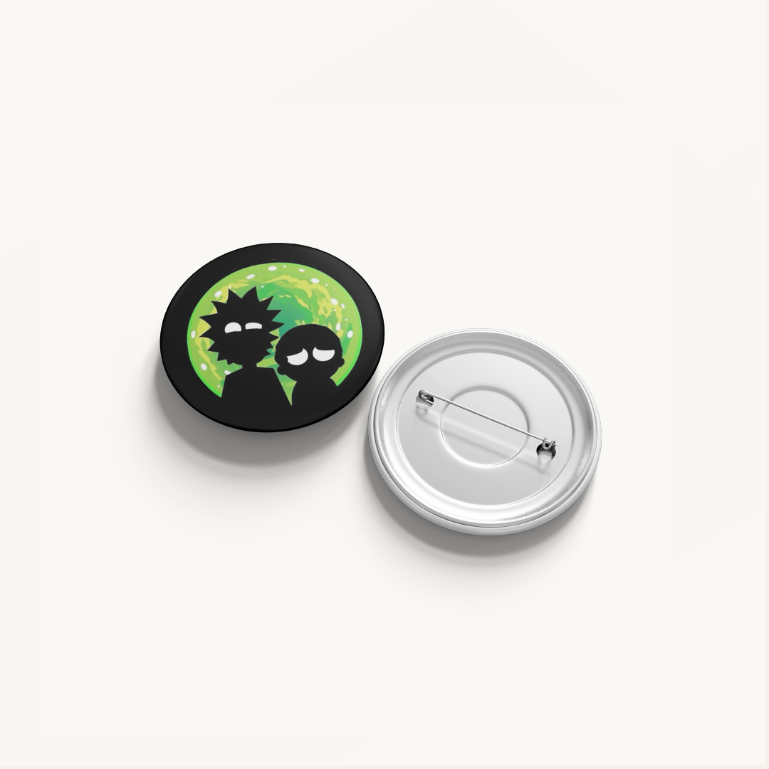 Button Badge Rick and Morty | Pin de 1" Handmade