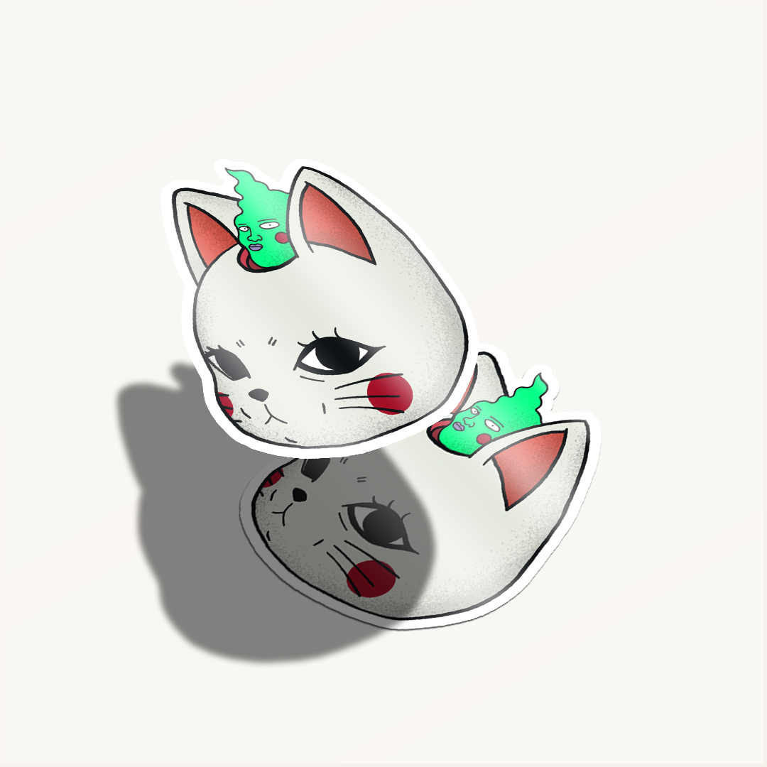 Sticker Dandadan – Diseño Exclusivo Hotculture® | Vinyl Sticker 3" Water & UV Resistant