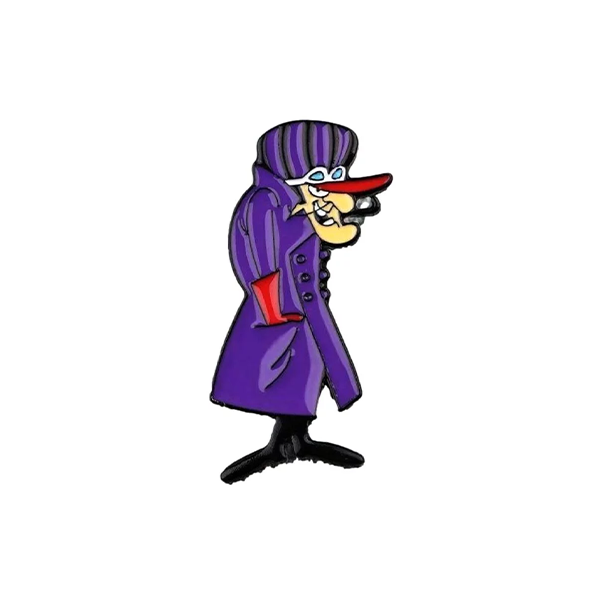 Dick Dastardly & Muttley Pack of 2 | Hanna Barbera | Wacky Races | ENAMEL PIN