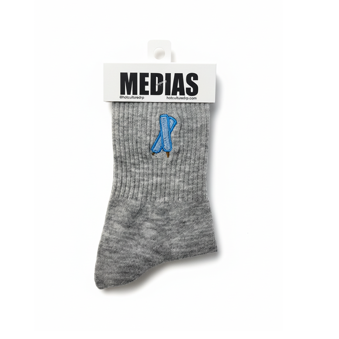 Medias Bordadas Hotculture® – Diseño Exclusivo Inspirado en Patrones Originales (Talla Small)