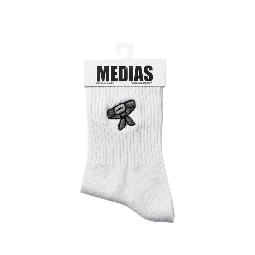 Medias Bordadas Hotculture® – Diseño Exclusivo Inspirado en Patrones Originales (Talla Small)