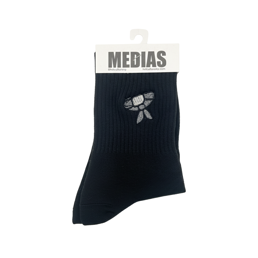 Medias Bordadas Hotculture® – Diseño Exclusivo Inspirado en Patrones Originales (Talla Small)