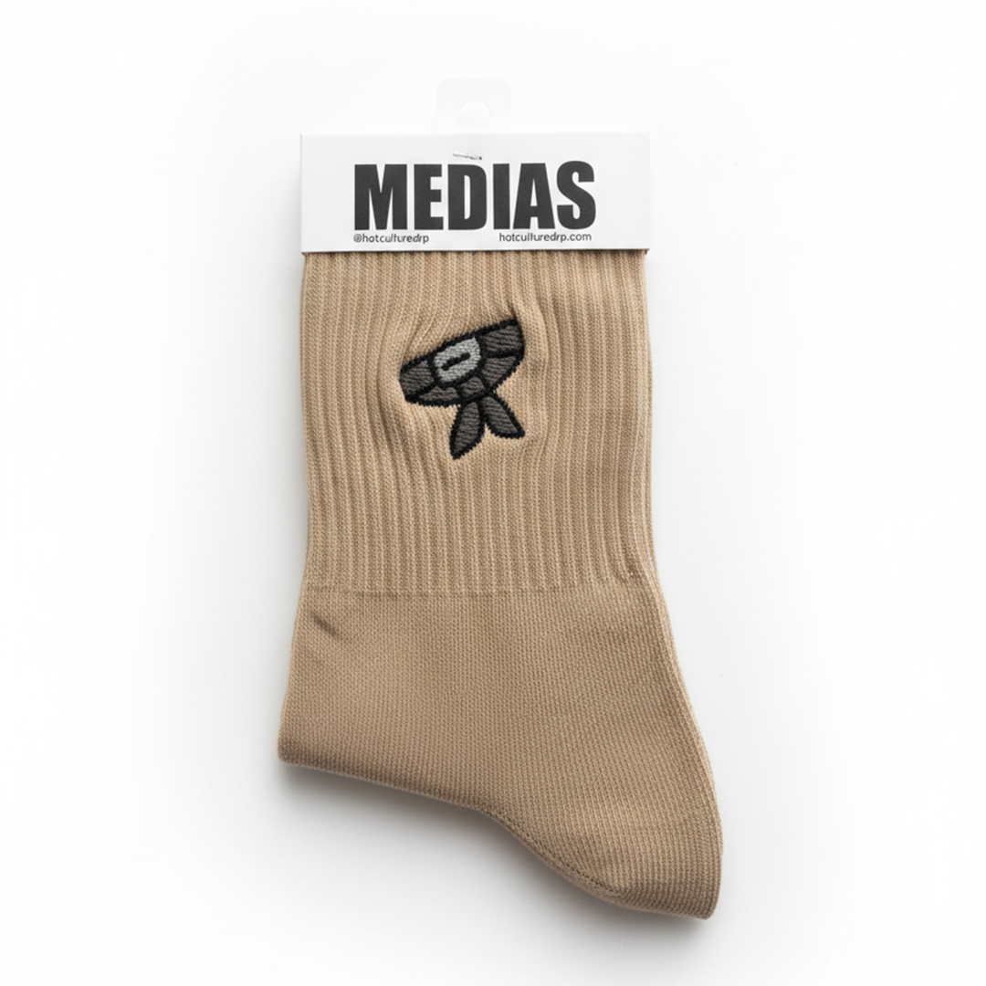 Medias Bordadas Hotculture® – Diseño Exclusivo Inspirado en Patrones Originales (Talla Small)