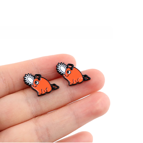 Pochita | Chainsaw Man | ENAMEL EARRINGS