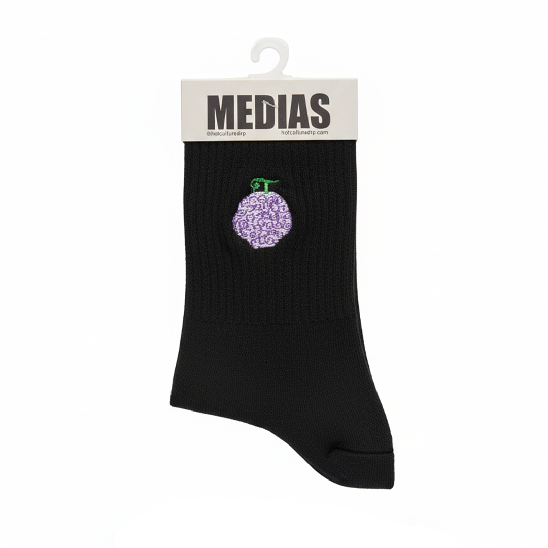 Medias Bordadas Hotculture® – Diseño Exclusivo Inspirado en Patrones Originales (Talla Small)