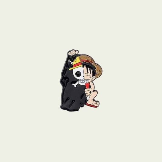 Enamel Pin Luffy with flag | Edición Limitada | Coleccionable | Hotculture®