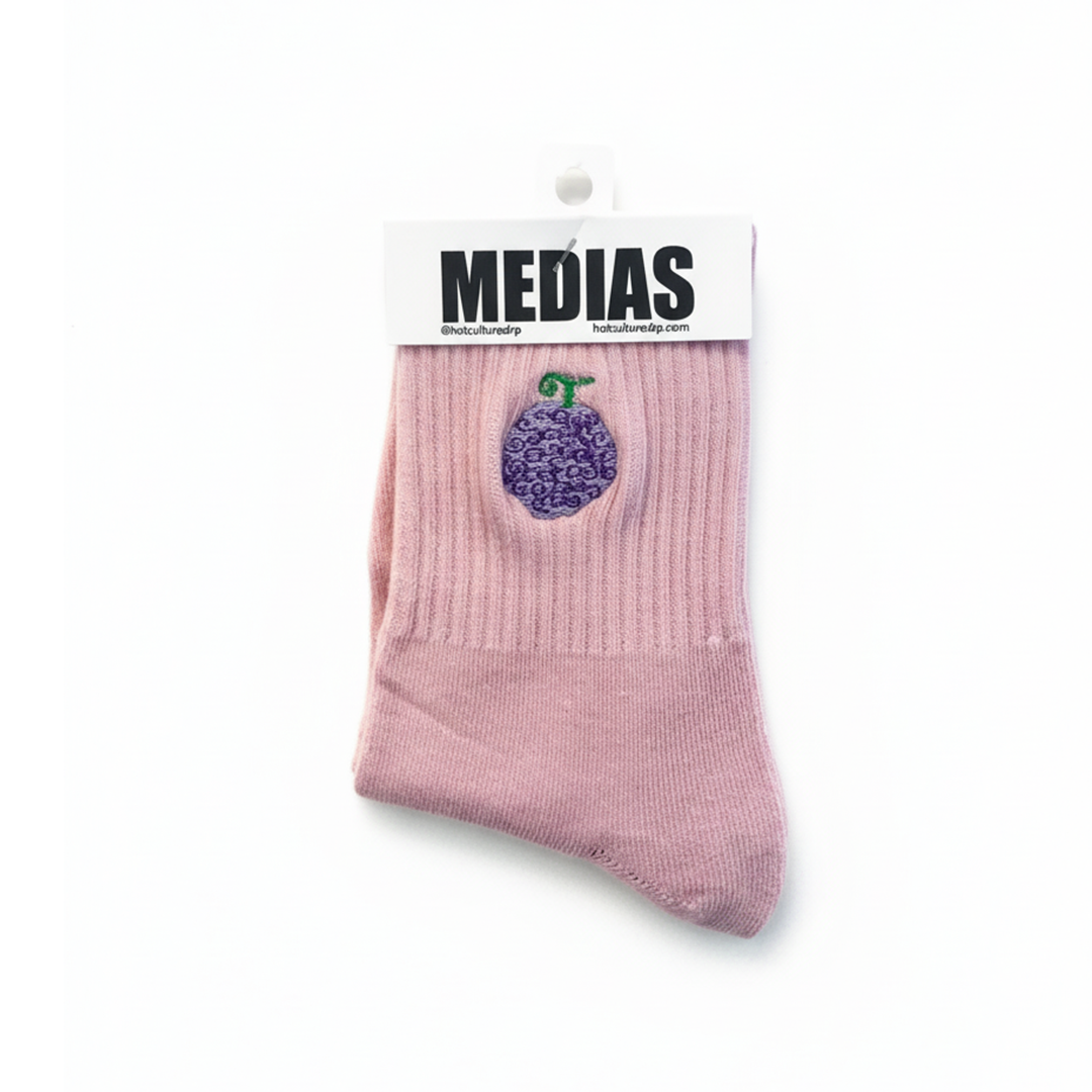 Medias Bordadas Hotculture® – Diseño Exclusivo Inspirado en Patrones Originales (Talla Small)
