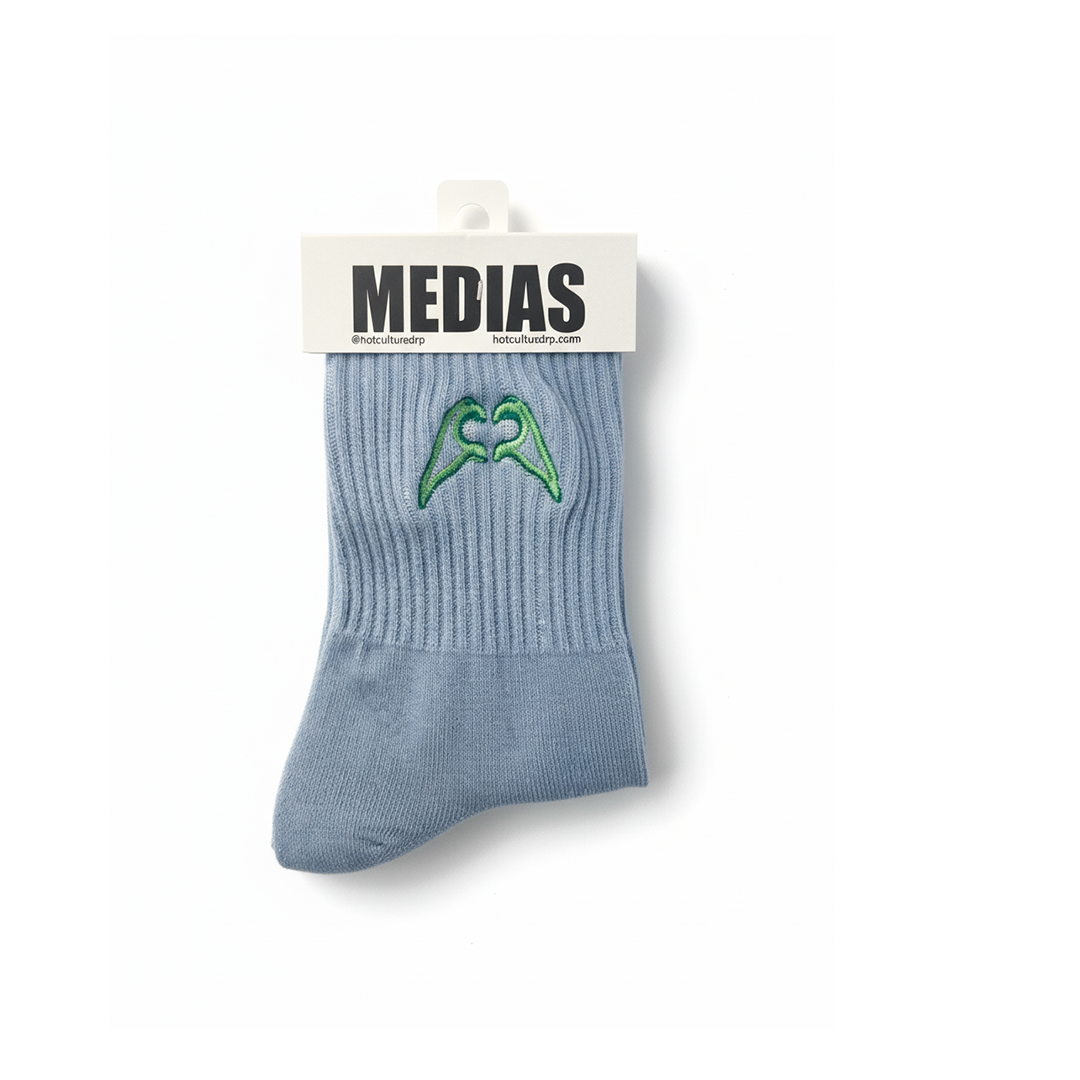 Medias Bordadas Hotculture® – Diseño Exclusivo Inspirado en Patrones Originales (Talla Small)