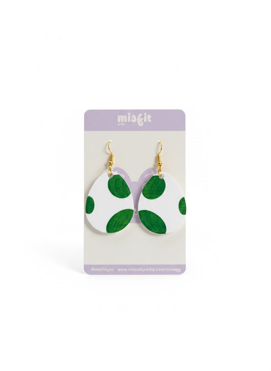 Yoshi Aretes Acrílicos Handmade | Diseños Únicos | Hechos a Mano por Hotculture®