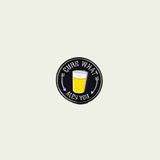 Enamel Pin Cure what Ales you | Edición Limitada | Coleccionable | Hotculture®