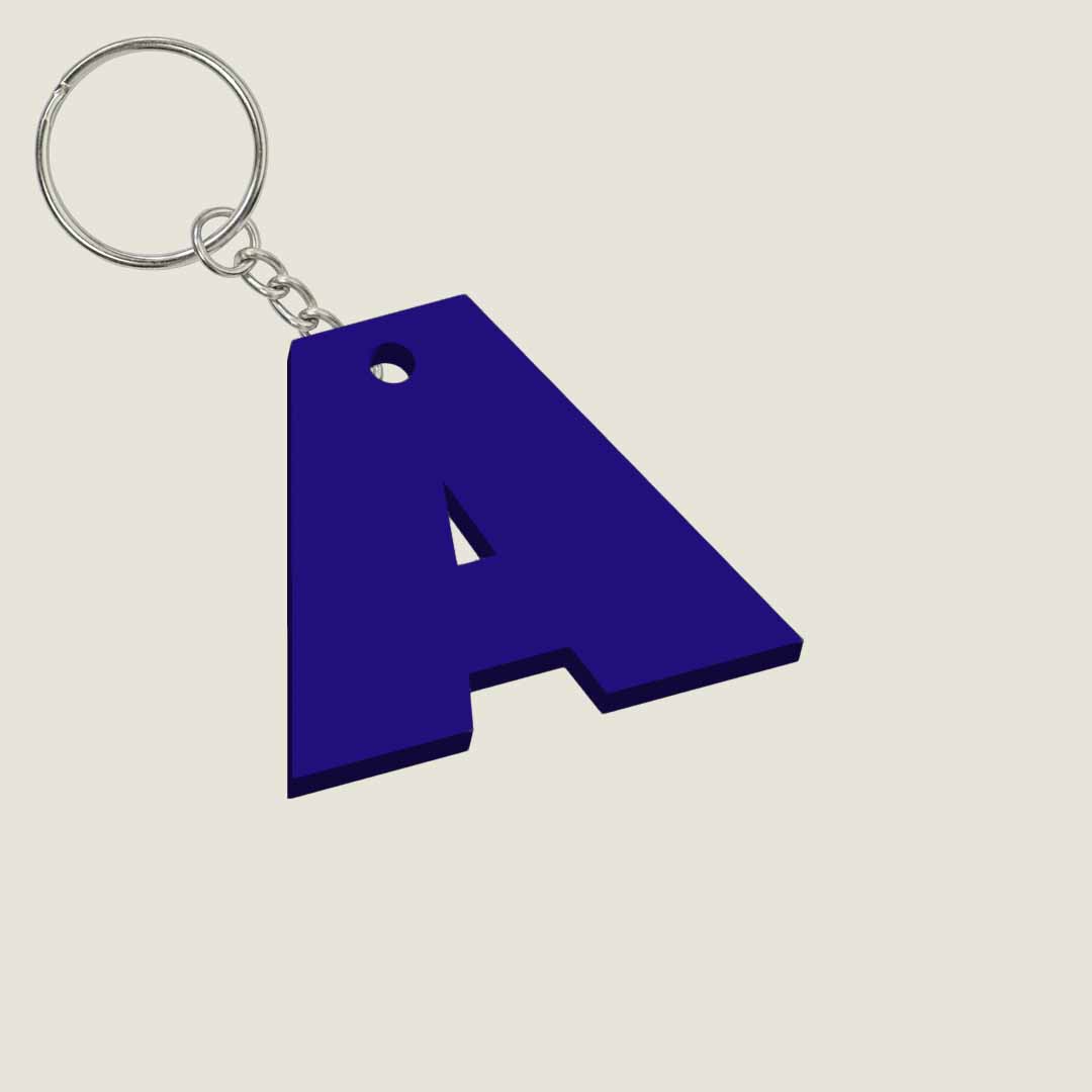 Llavero Acrílico con Inicial | Combinable | Hotculture®