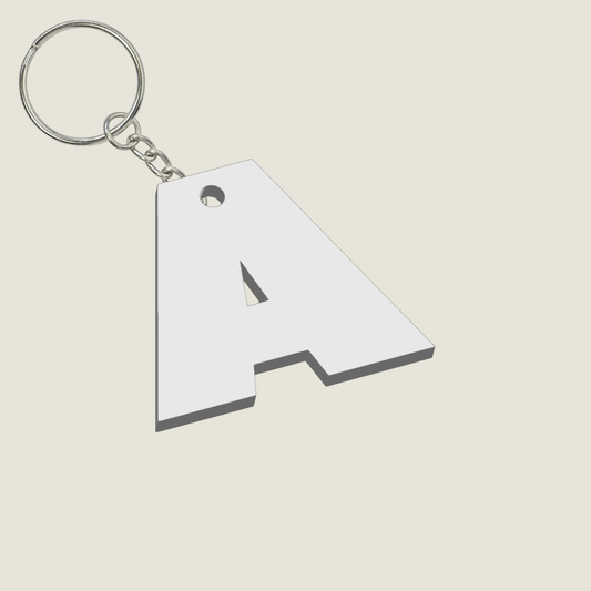 Llavero Acrílico con Inicial | Combinable | Hotculture®