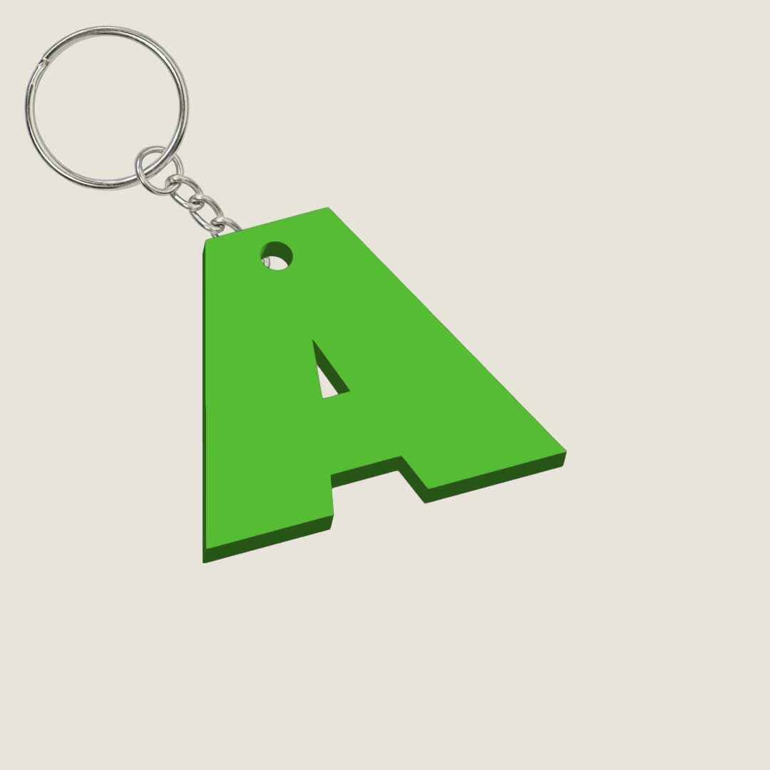 Llavero Acrílico con Inicial | Combinable | Hotculture®