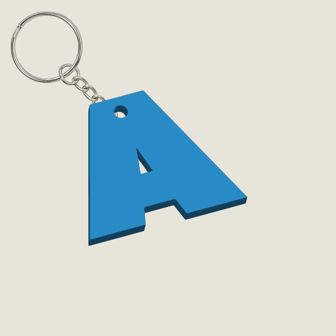 Llavero Acrílico con Inicial | Combinable | Hotculture®