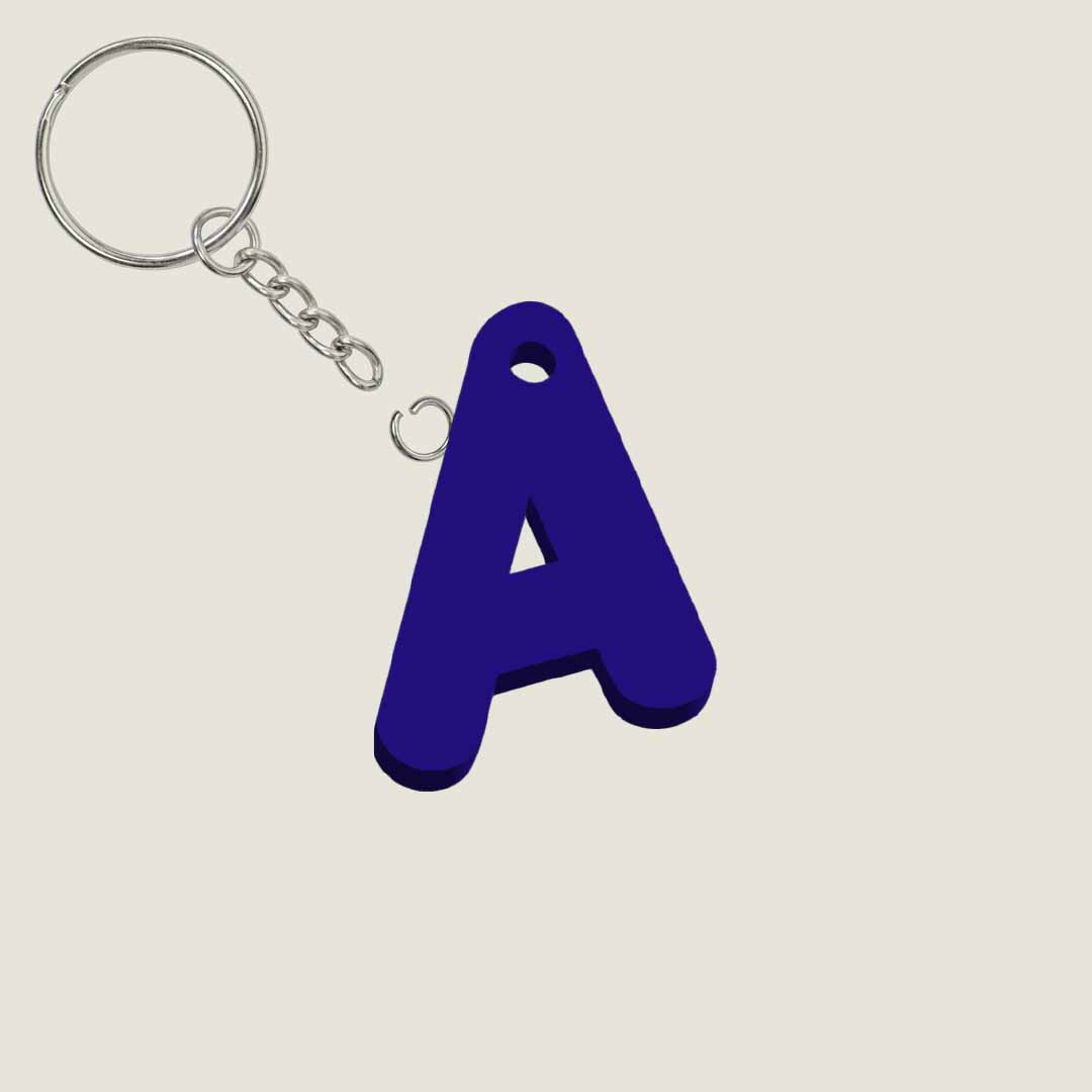 Llavero Acrílico con Inicial | Combinable | Hotculture®