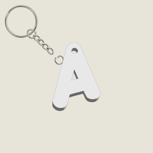 Llavero Acrílico con Inicial | Combinable | Hotculture®