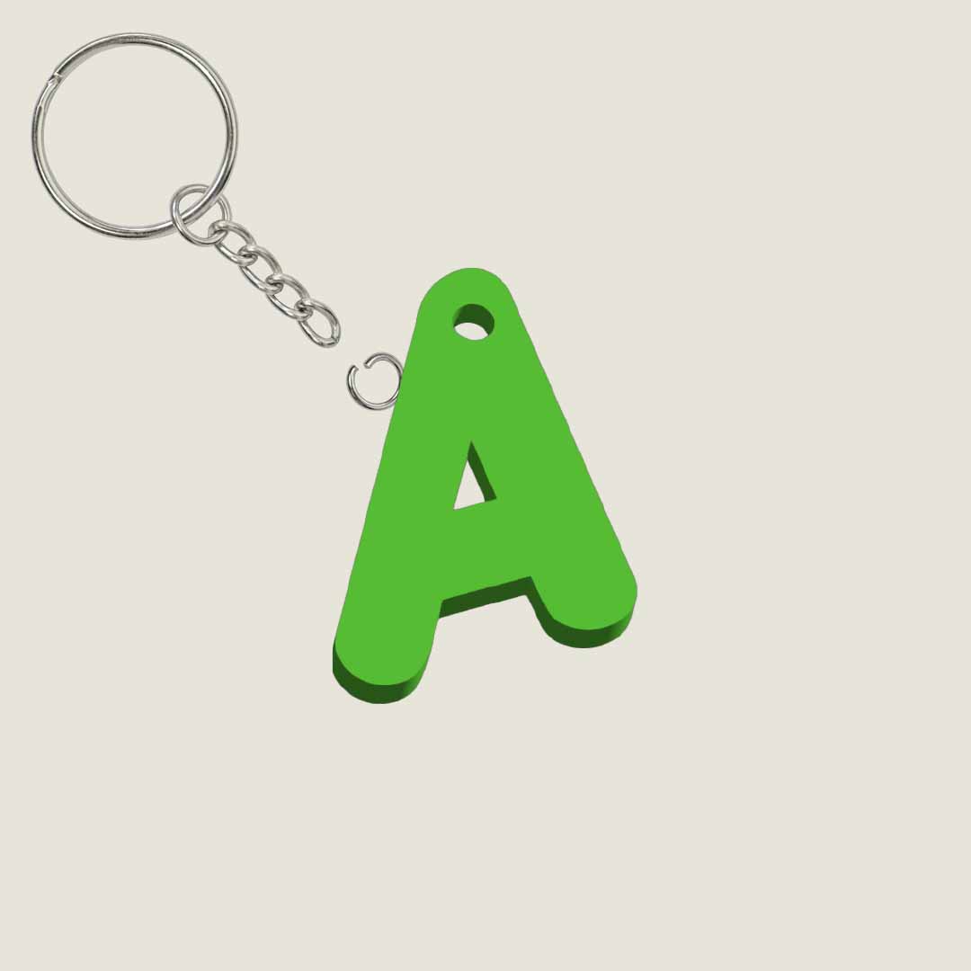 Llavero Acrílico con Inicial | Combinable | Hotculture®