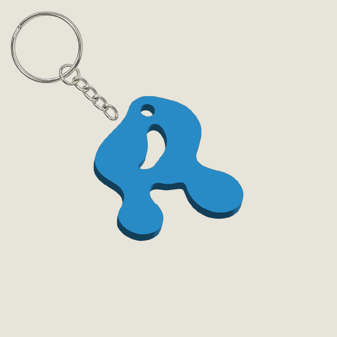 Llavero Acrílico con Inicial | Combinable | Hotculture®