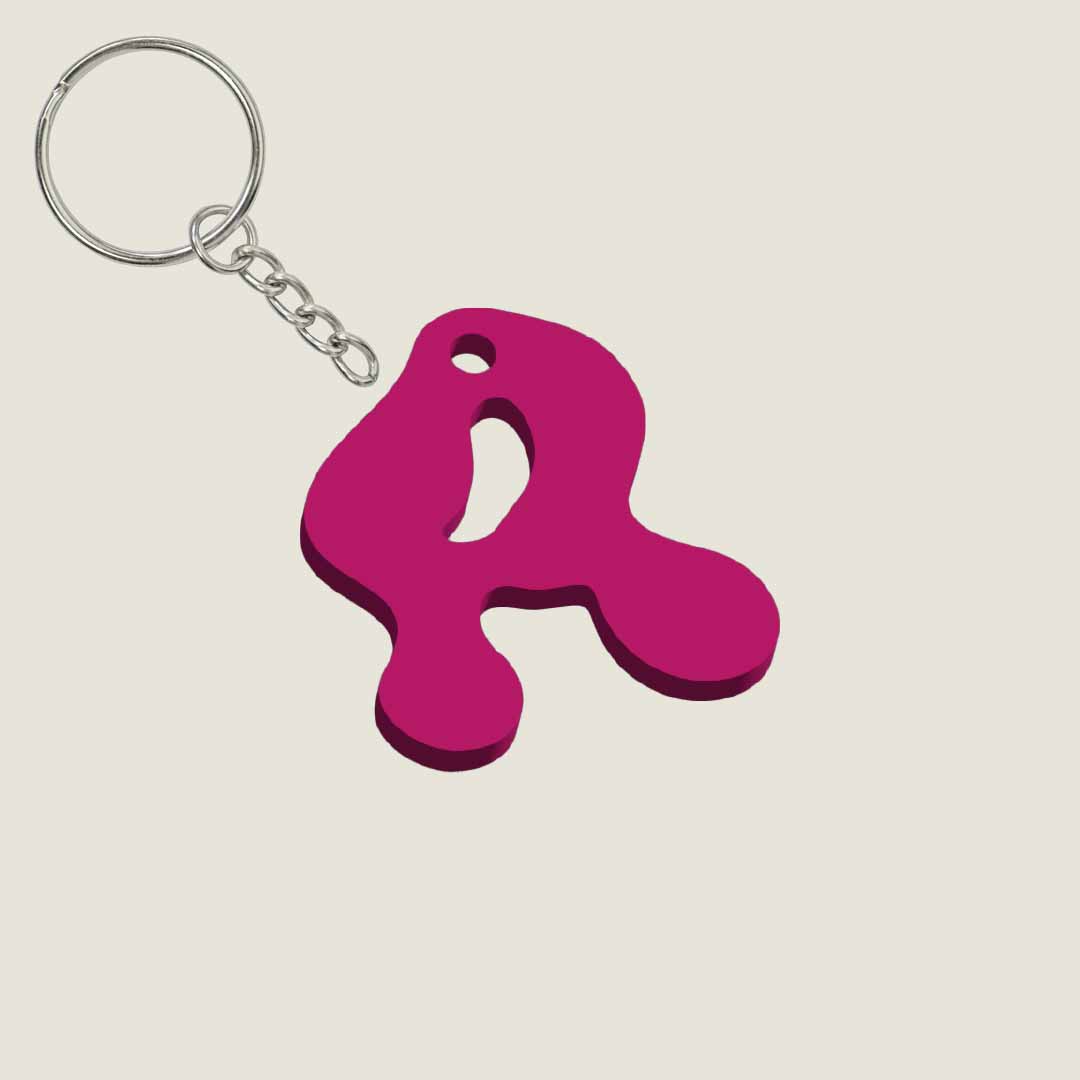 Llavero Acrílico con Inicial | Combinable | Hotculture®