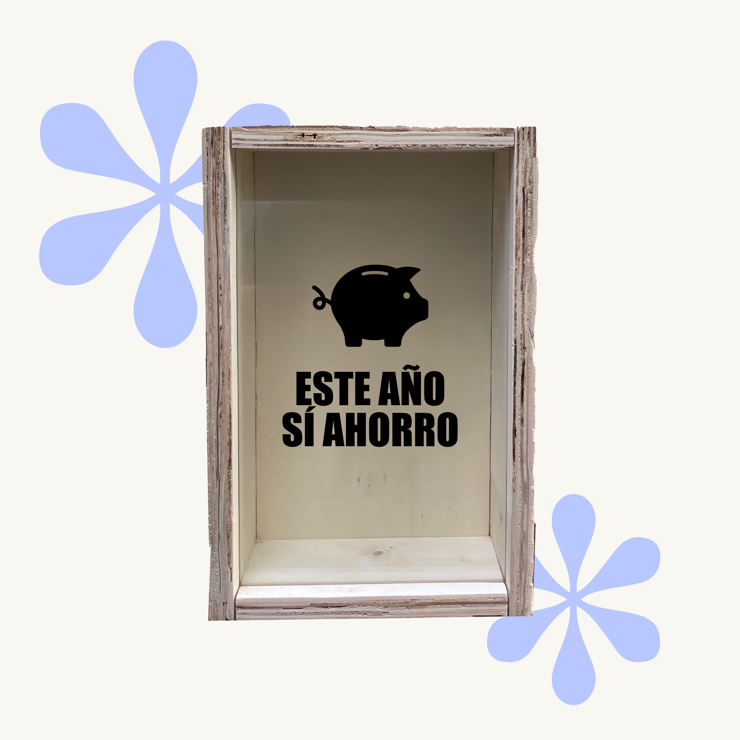 Alcancías Personalizadas de Madera 100% – Diseños Únicos y Retos de Ahorro Gratis