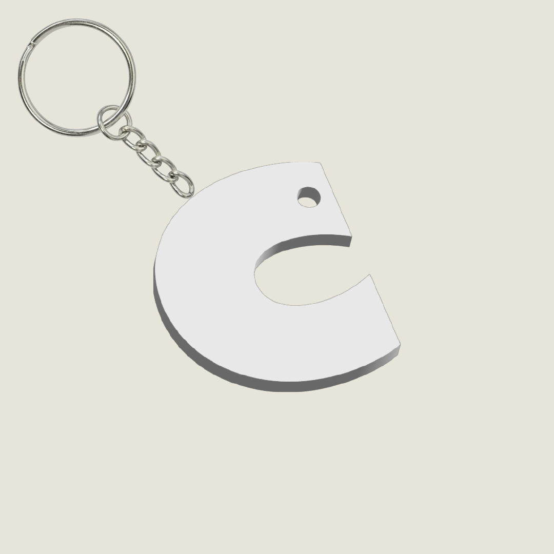 Llavero Acrílico con Inicial | Combinable | Hotculture®
