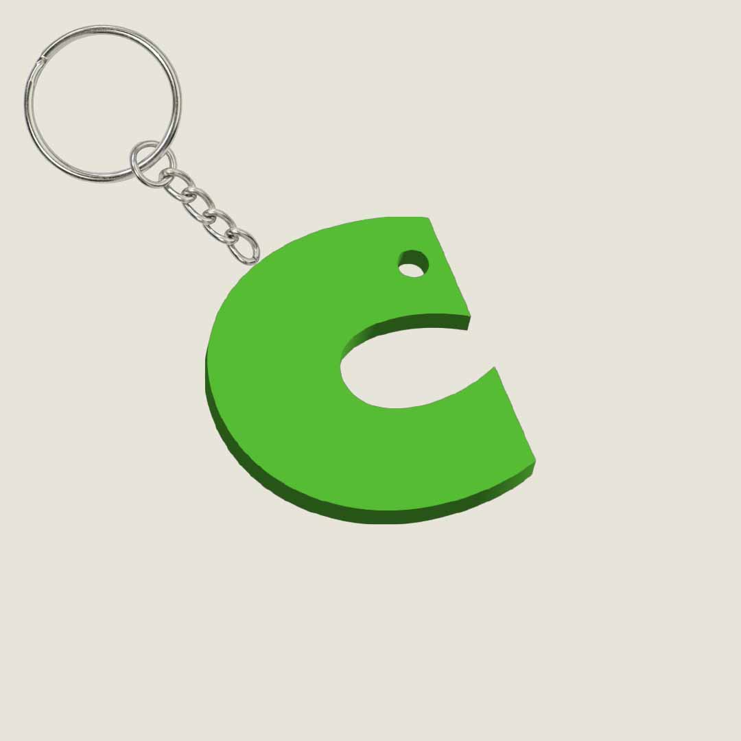 Llavero Acrílico con Inicial | Combinable | Hotculture®