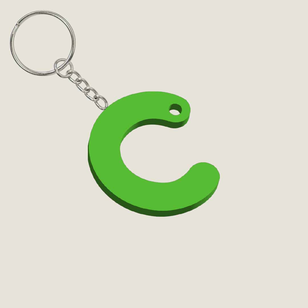 Llavero Acrílico con Inicial | Combinable | Hotculture®