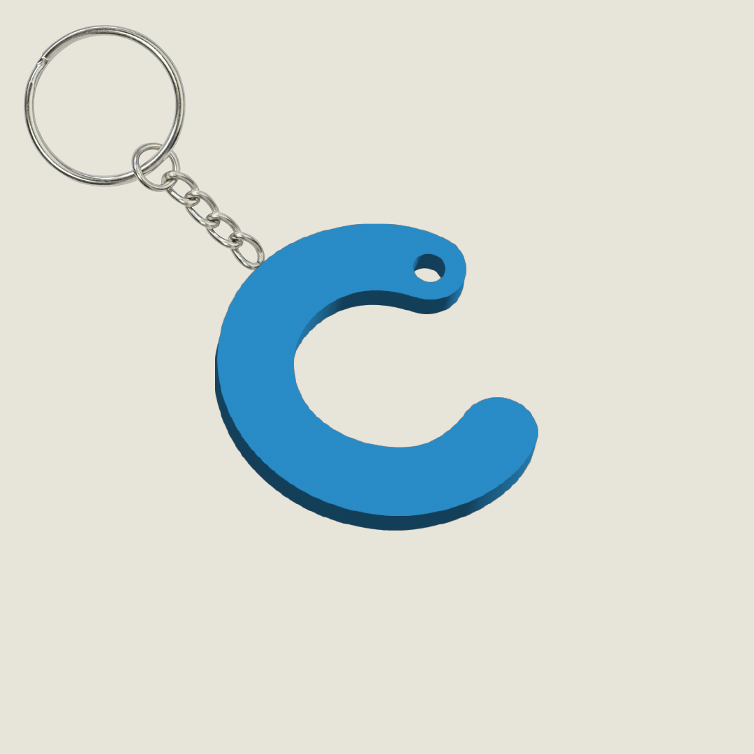 Llavero Acrílico con Inicial | Combinable | Hotculture®