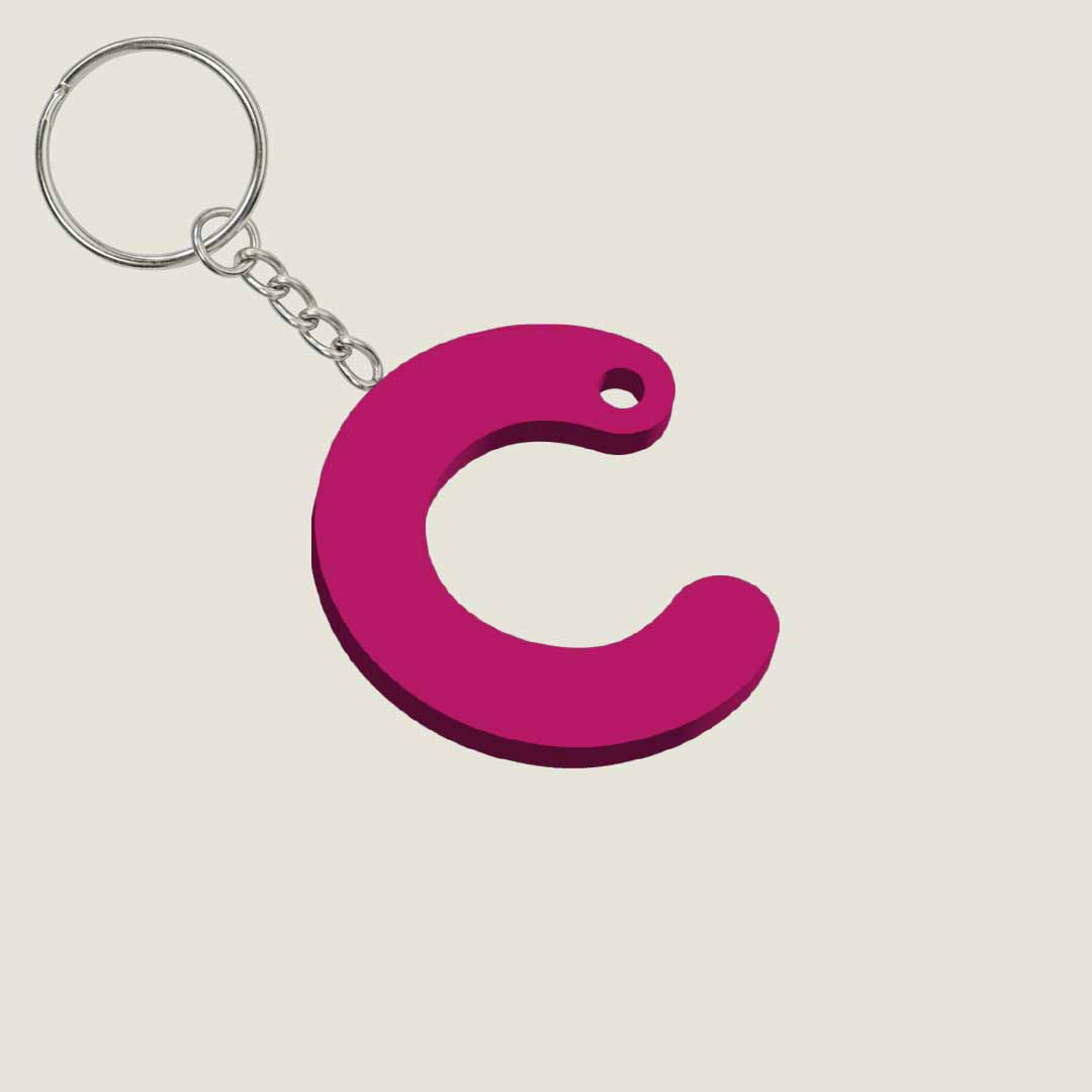 Llavero Acrílico con Inicial | Combinable | Hotculture®
