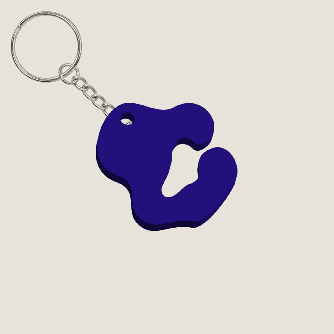 Llavero Acrílico con Inicial | Combinable | Hotculture®