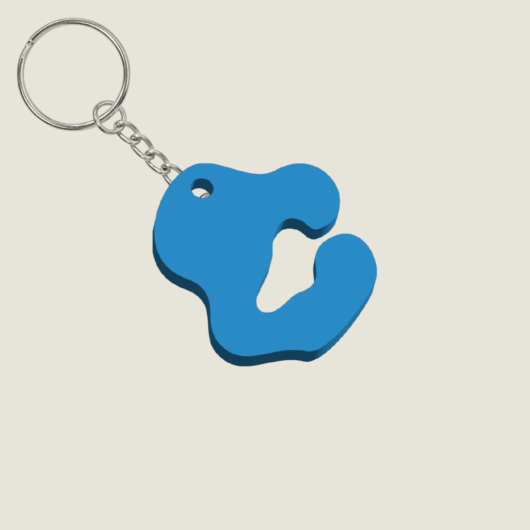 Llavero Acrílico con Inicial | Combinable | Hotculture®