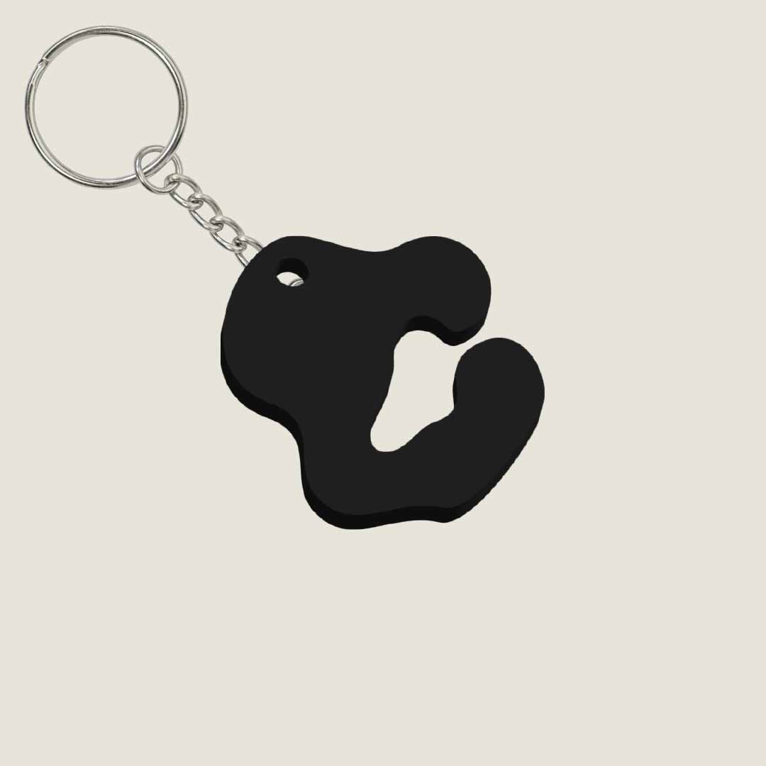 Llavero Acrílico con Inicial | Combinable | Hotculture®