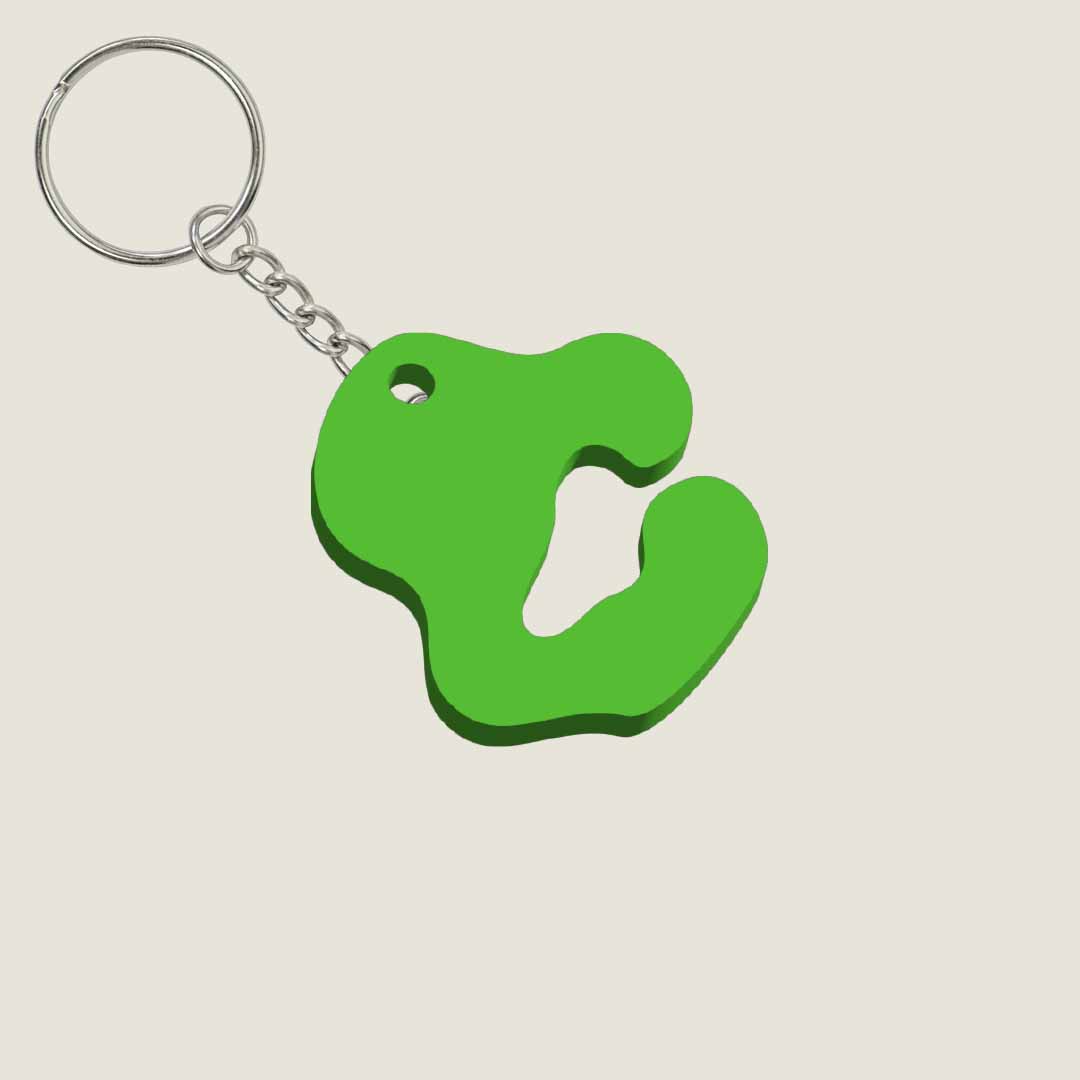 Llavero Acrílico con Inicial | Combinable | Hotculture®