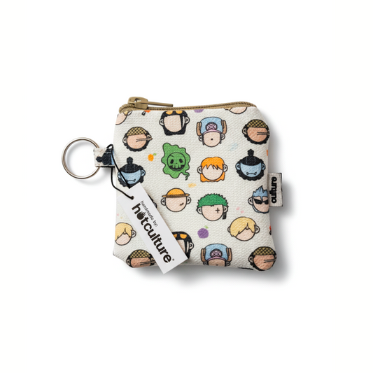 One Piece Mini Pouch Keychain – Edición Exclusiva Hotculture® (Hechos a Mano)