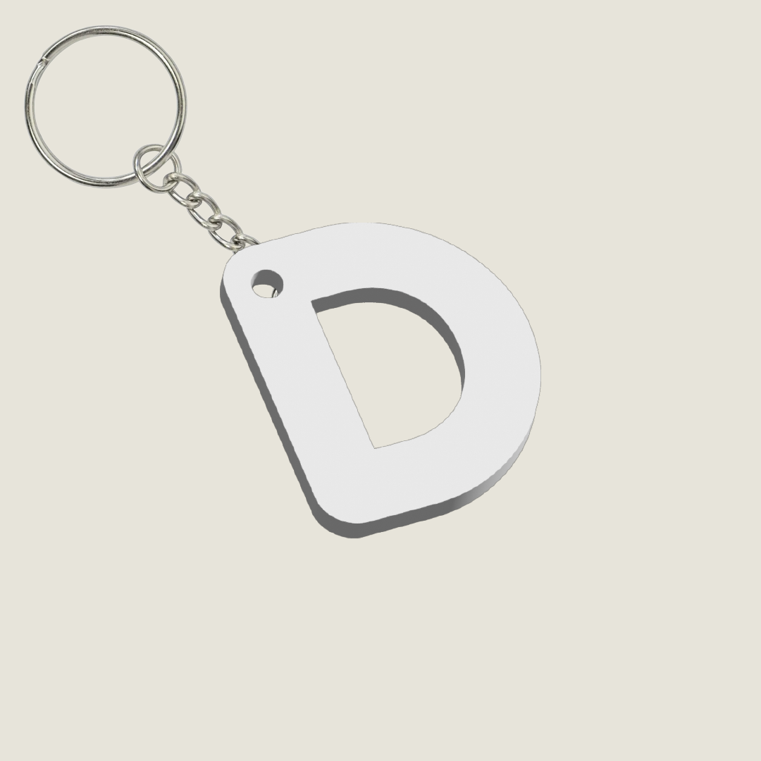 Llavero Acrílico con Inicial | Combinable | Hotculture®