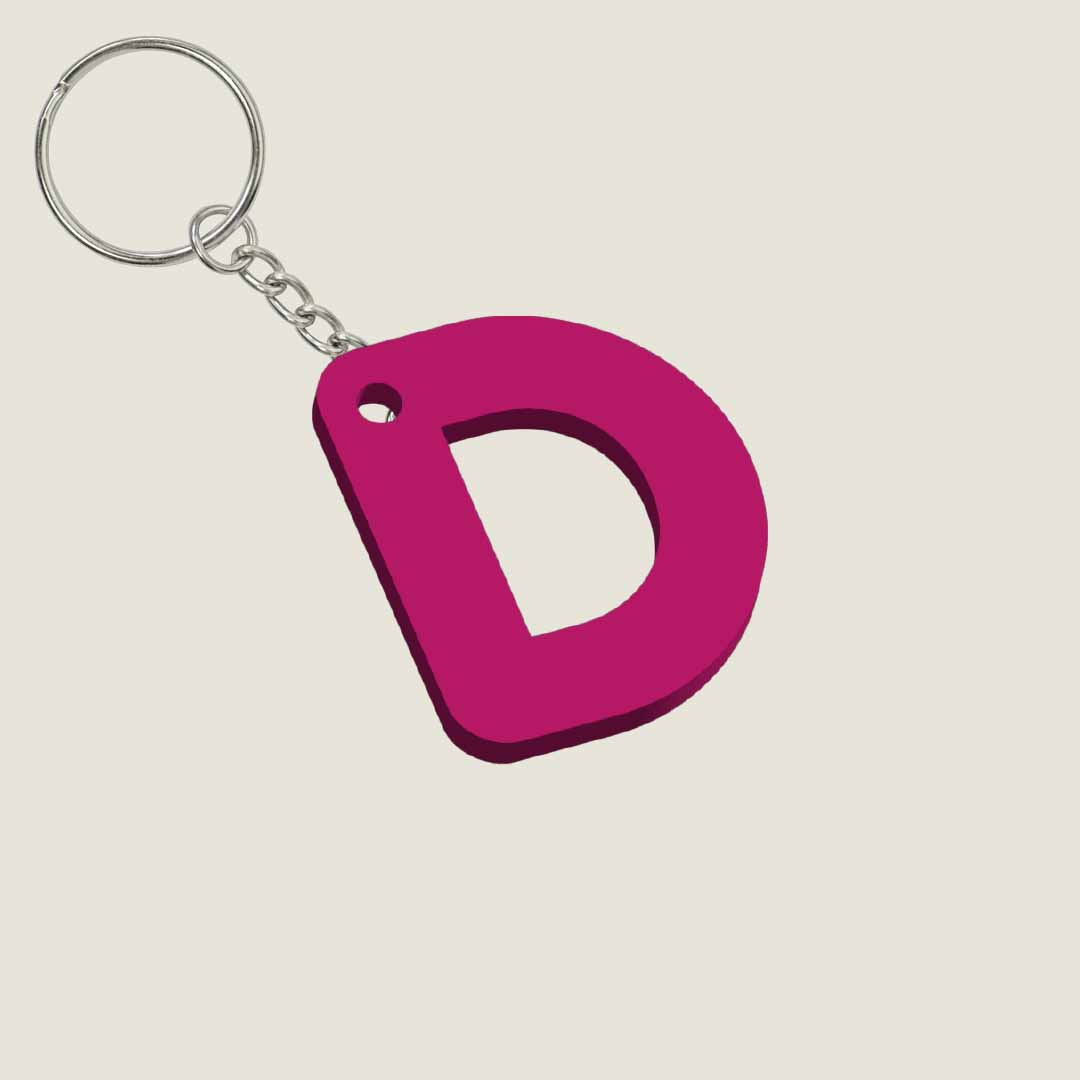 Llavero Acrílico con Inicial | Combinable | Hotculture®