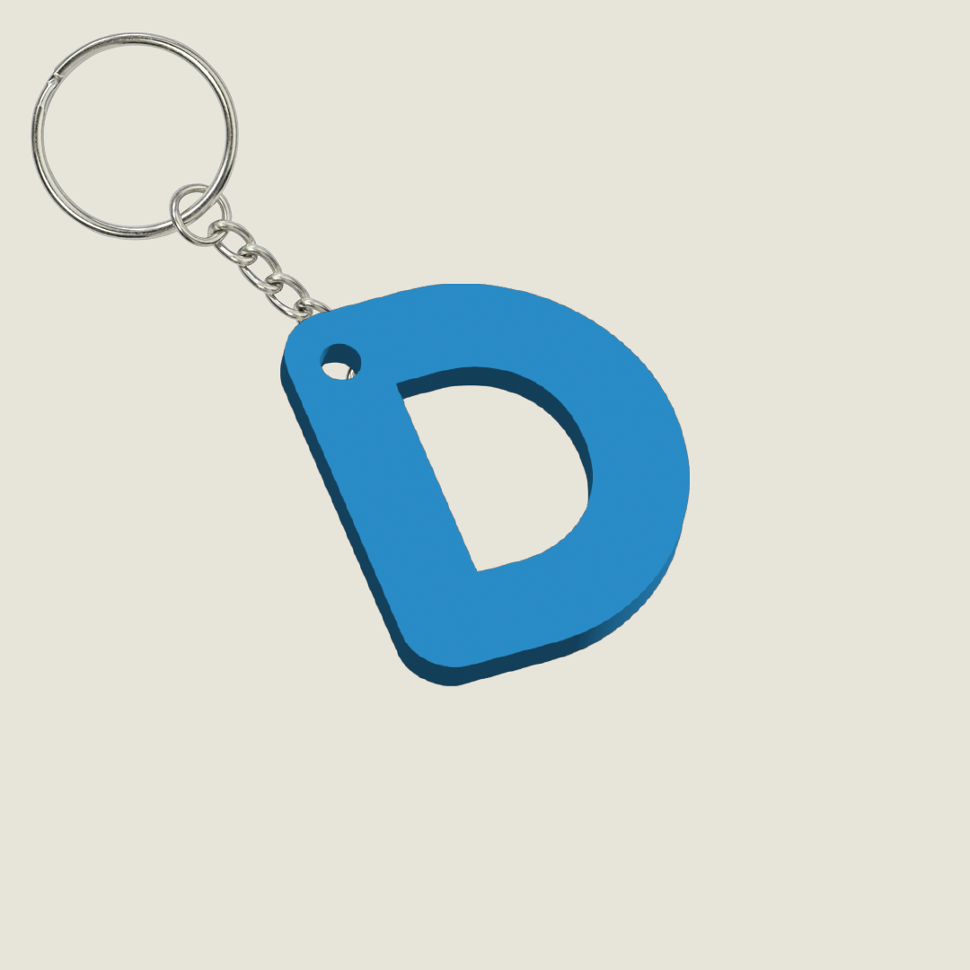 Llavero Acrílico con Inicial | Combinable | Hotculture®