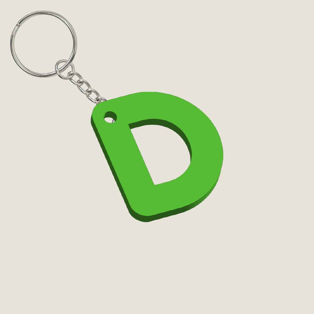 Llavero Acrílico con Inicial | Combinable | Hotculture®