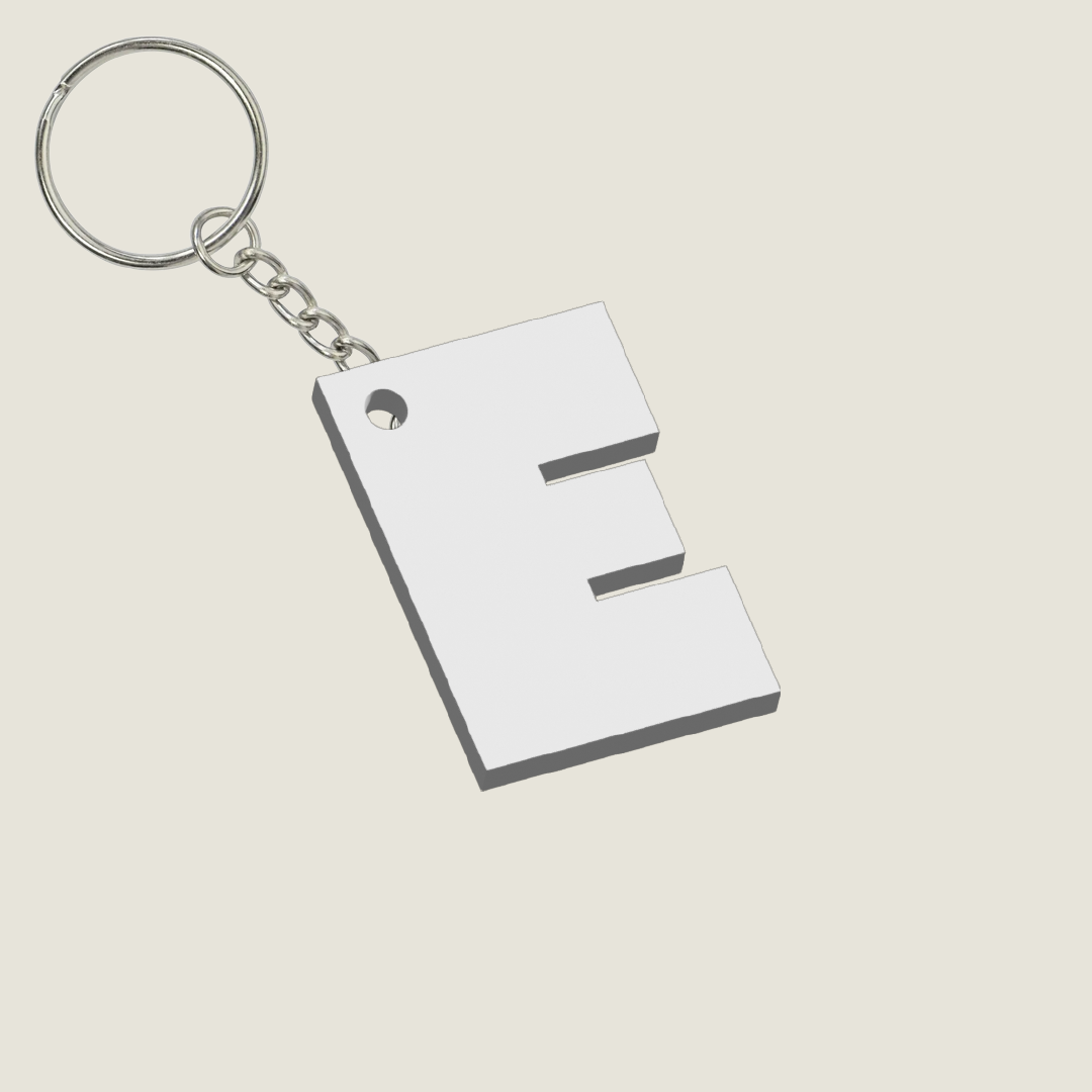 Llavero Acrílico con Inicial | Combinable | Hotculture®