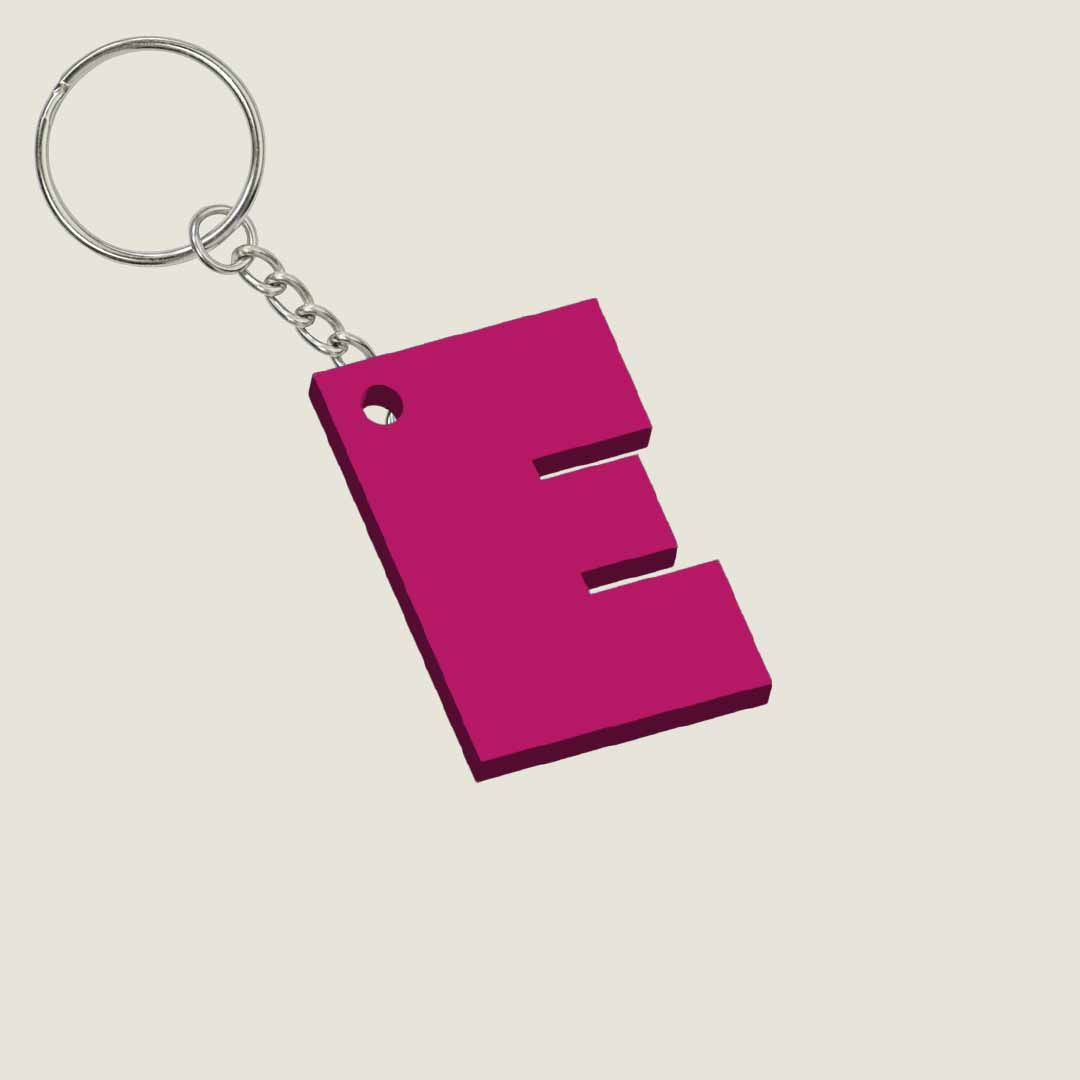 Llavero Acrílico con Inicial | Combinable | Hotculture®