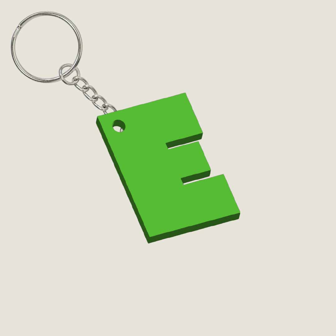 Llavero Acrílico con Inicial | Combinable | Hotculture®