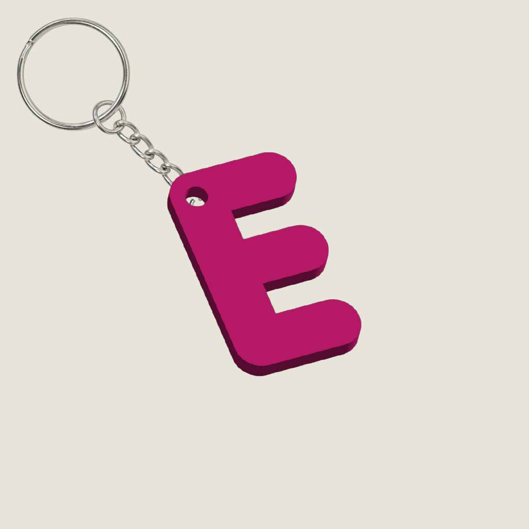 Llavero Acrílico con Inicial | Combinable | Hotculture®