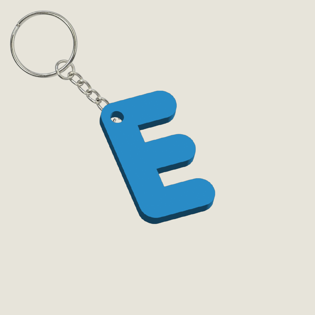 Llavero Acrílico con Inicial | Combinable | Hotculture®