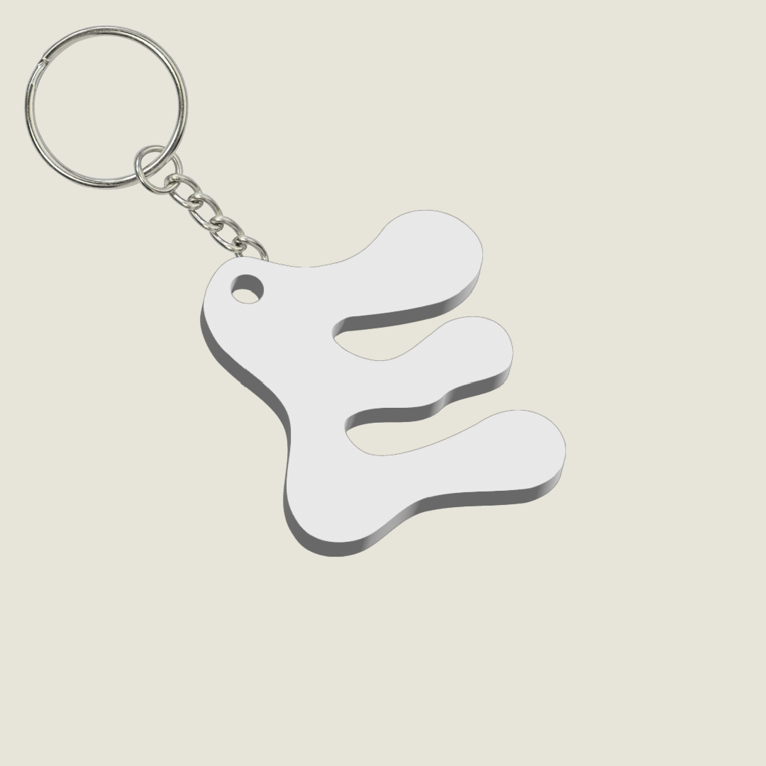 Llavero Acrílico con Inicial | Combinable | Hotculture®