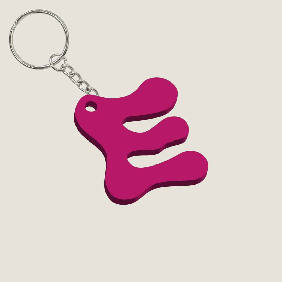 Llavero Acrílico con Inicial | Combinable | Hotculture®