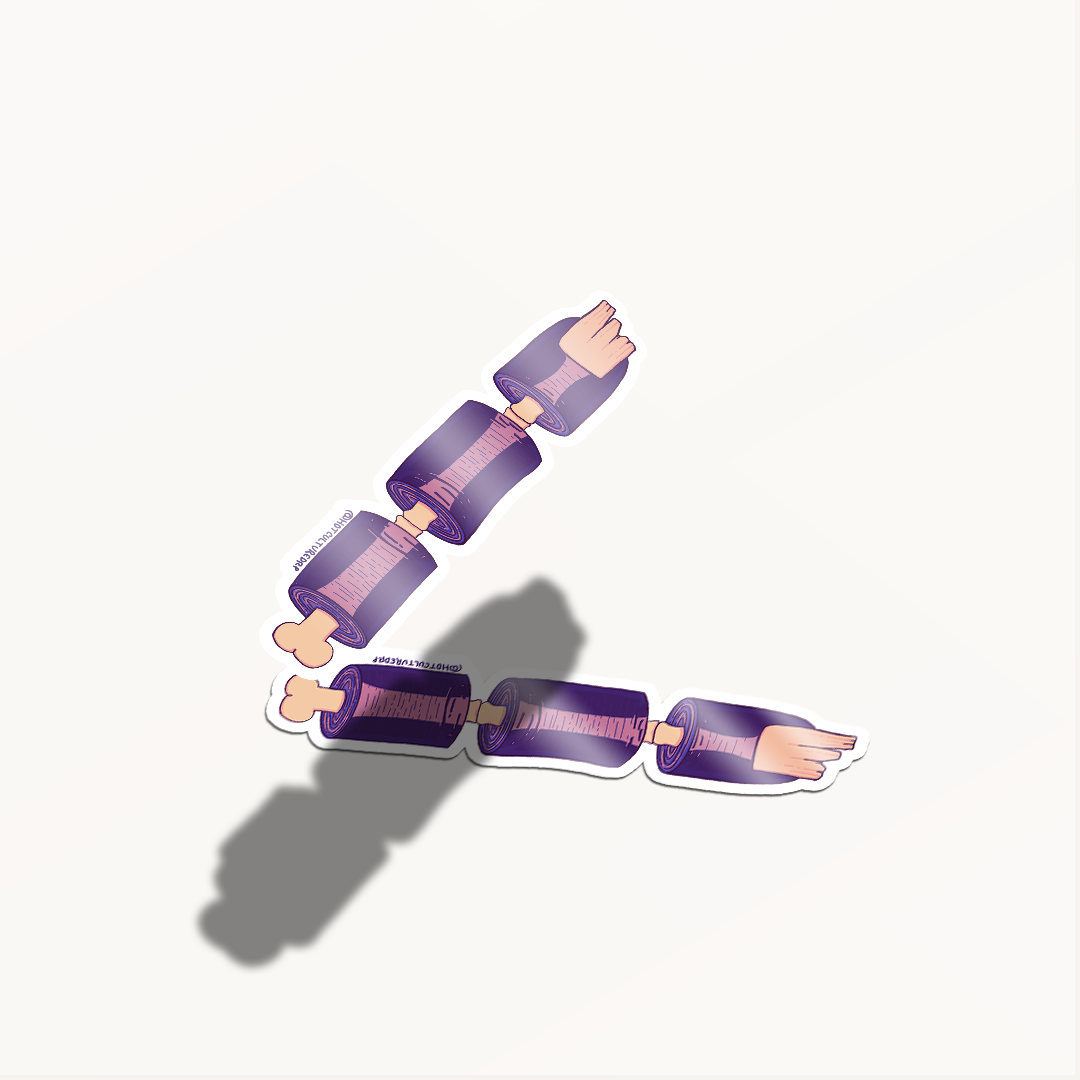 Sticker Zombie Finger – Diseño Exclusivo Hotculture® | Vinyl Sticker 3" Water & UV Resistant