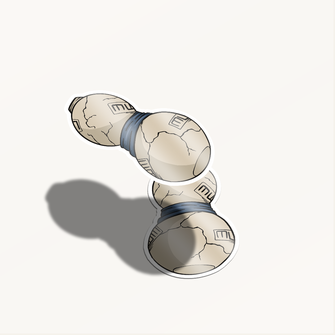 Sticker Gaara – Diseño Exclusivo Hotculture® | Vinyl Sticker 3" Water & UV Resistant