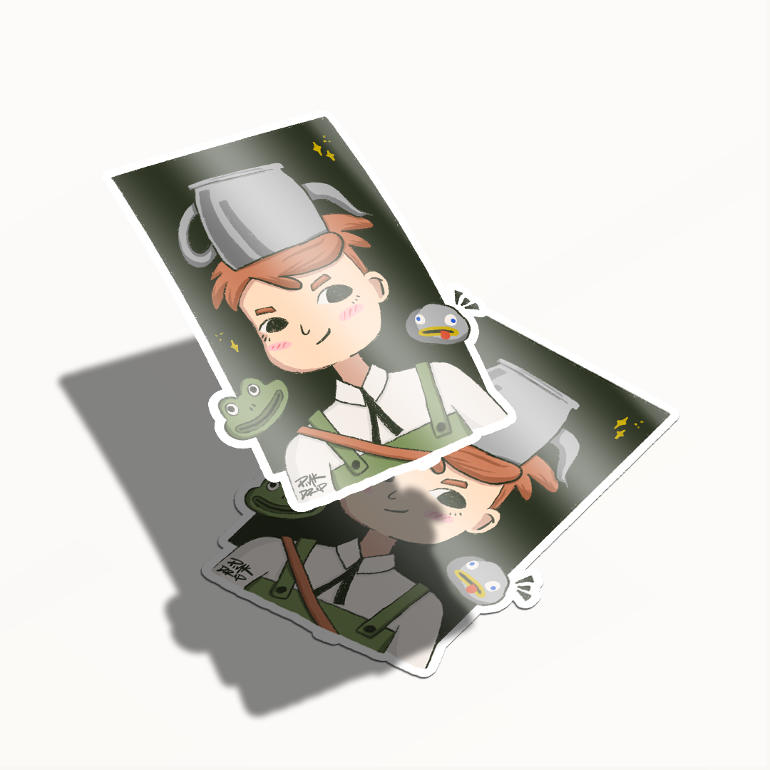 Sticker Over the garden wall – Diseño Exclusivo Hotculture® | Vinyl Sticker 3" Water & UV Resistant